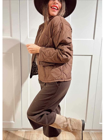 Chaqueta Guateada Ondas ROURKE Marrón HEVE