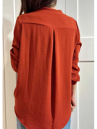 Camisa Fluida FLOSSIE Terracota HEVE