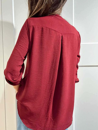 Camisa Fluida FLOSSIE Burdeos HEVE