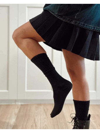 Calcetines Largos Canalé SOKKA Negro HEVE