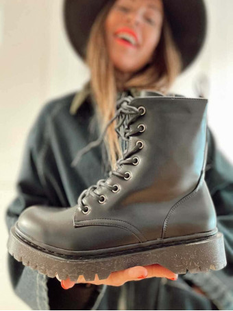 Bota Militar Suela Track NITTER Negro HEVE