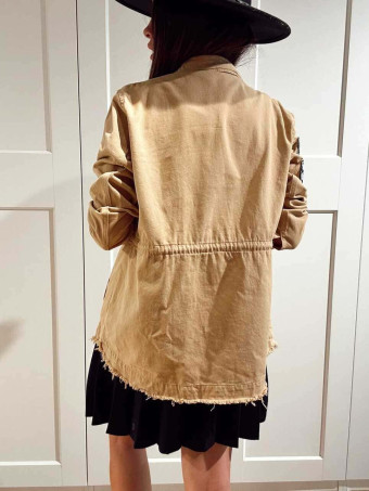 Sahariana Vaquera Parches MARROW Camel HEVE