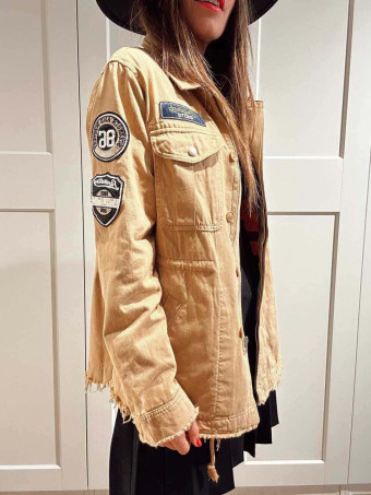 Sahariana Vaquera Parches MARROW Camel HEVE