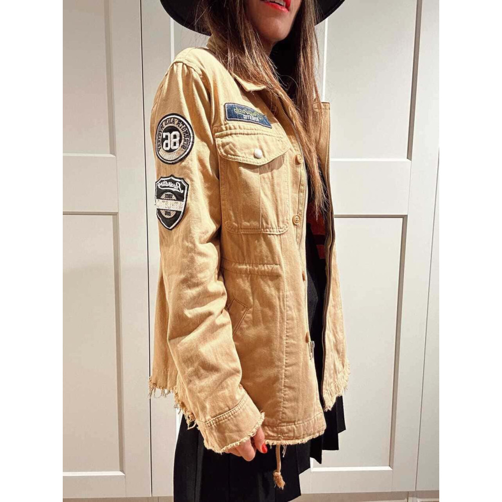 Sahariana Vaquera Parches MARROW Camel HEVE