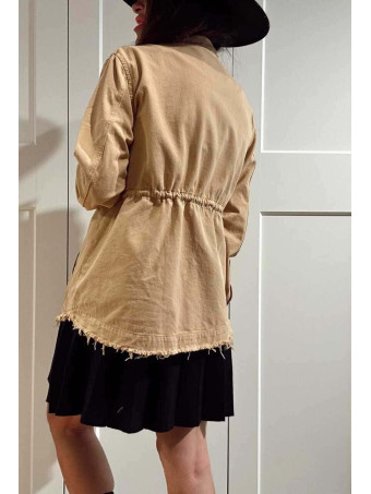 Sahariana Vaquera Parches MARROW Camel HEVE