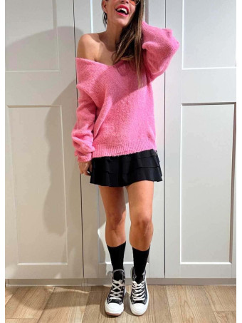 Punto Lazo en la Espalda MIMORIE Rosa Chicle HEVE