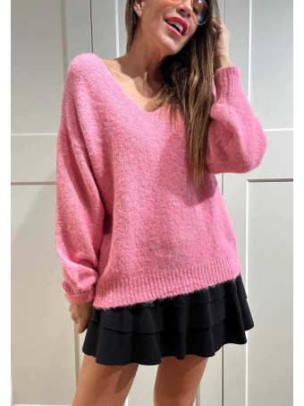 Punto Lazo en la Espalda MIMORIE Rosa Chicle HEVE