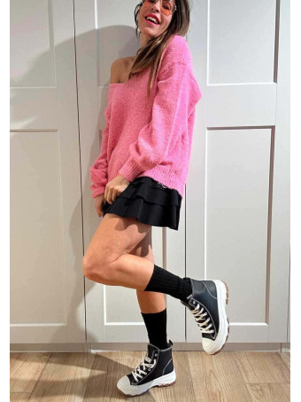 Punto Lazo en la Espalda MIMORIE Rosa Chicle HEVE