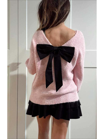 Punto Lazo en la Espalda MIMORIE Rosa Pastel HEVE