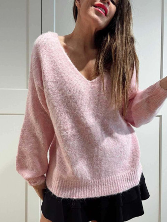 Punto Lazo en la Espalda MIMORIE Rosa Pastel HEVE