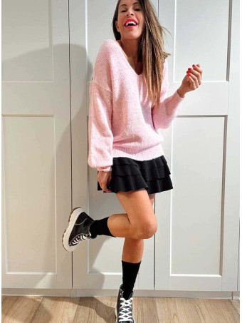 Punto Lazo en la Espalda MIMORIE Rosa Pastel HEVE