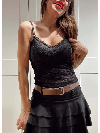 Cuerpo Encaje SABLÉE Negro HEVE