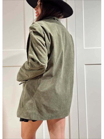 Blazer Pana Doble Botonadura MONTCLAIR Verde Militar HEVE