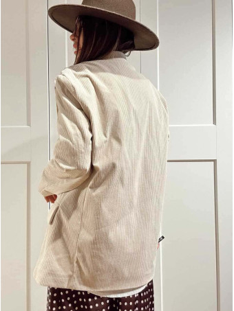 Blazer Pana Doble Botonadura MONTCLAIR Beige HEVE