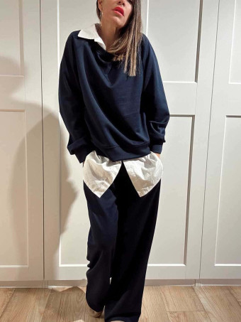 Conjunto Sudadera y Pantalón Soft Touch KINGSLEY Marino HEVE