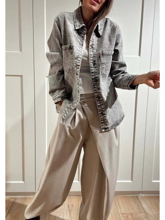 Sobrecamisa Vaquera Strass STARLEENA Gris HEVE