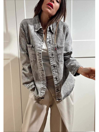 Sobrecamisa Vaquera Strass STARLEENA Gris HEVE