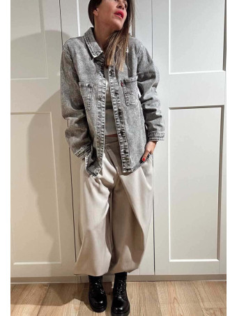 Sobrecamisa Vaquera Strass STARLEENA Gris HEVE