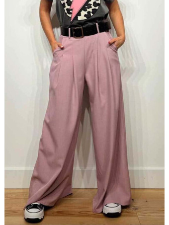 Pantalón Palazzo Cinturón CHARMELLIE Lila HEVE