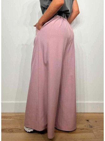 Pantalón Palazzo Cinturón CHARMELLIE Lila HEVE