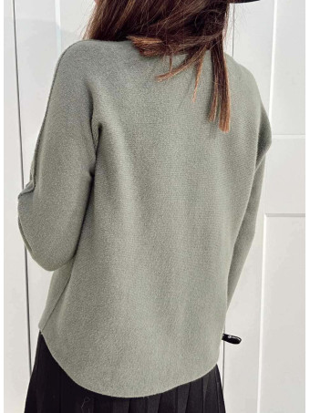 Punto Básico Escote Pico VALDYRAN Verde Militar HEVE