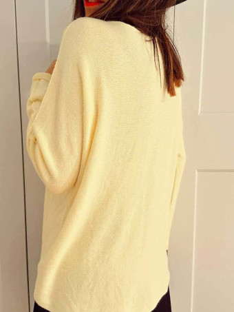 Punto Básico Escote Pico VALDYRAN Amarillo HEVE