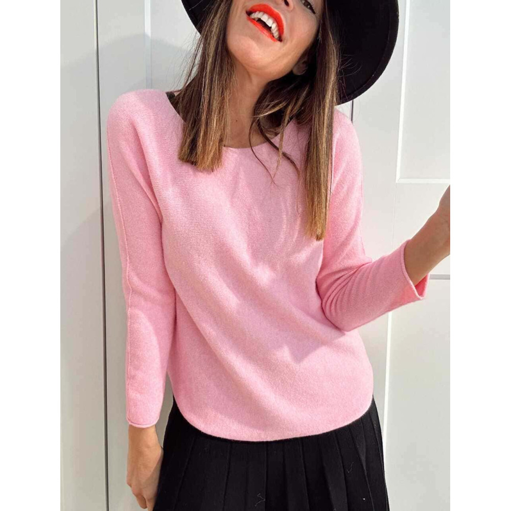 Punto Básico Escote Redondo NOOMIE Rosa HEVE