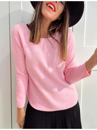 Punto Básico Escote Redondo NOOMIE Rosa HEVE