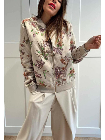 Cazadora Bomber Bordados y Strass SEVAIRA HEVE