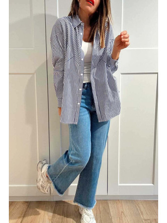 Camisa Oversize Rayas DREAMS DO COME TRUE HEVE