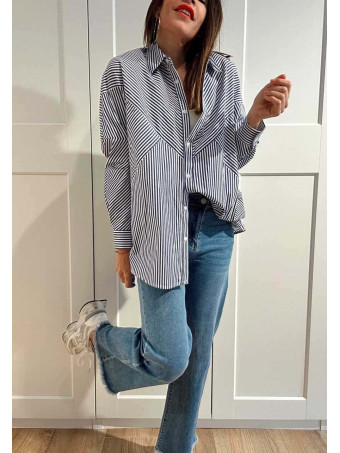 Camisa Oversize Rayas DREAMS DO COME TRUE HEVE