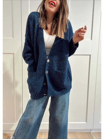 Cárdigan Oversize VIONA Marino HEVE