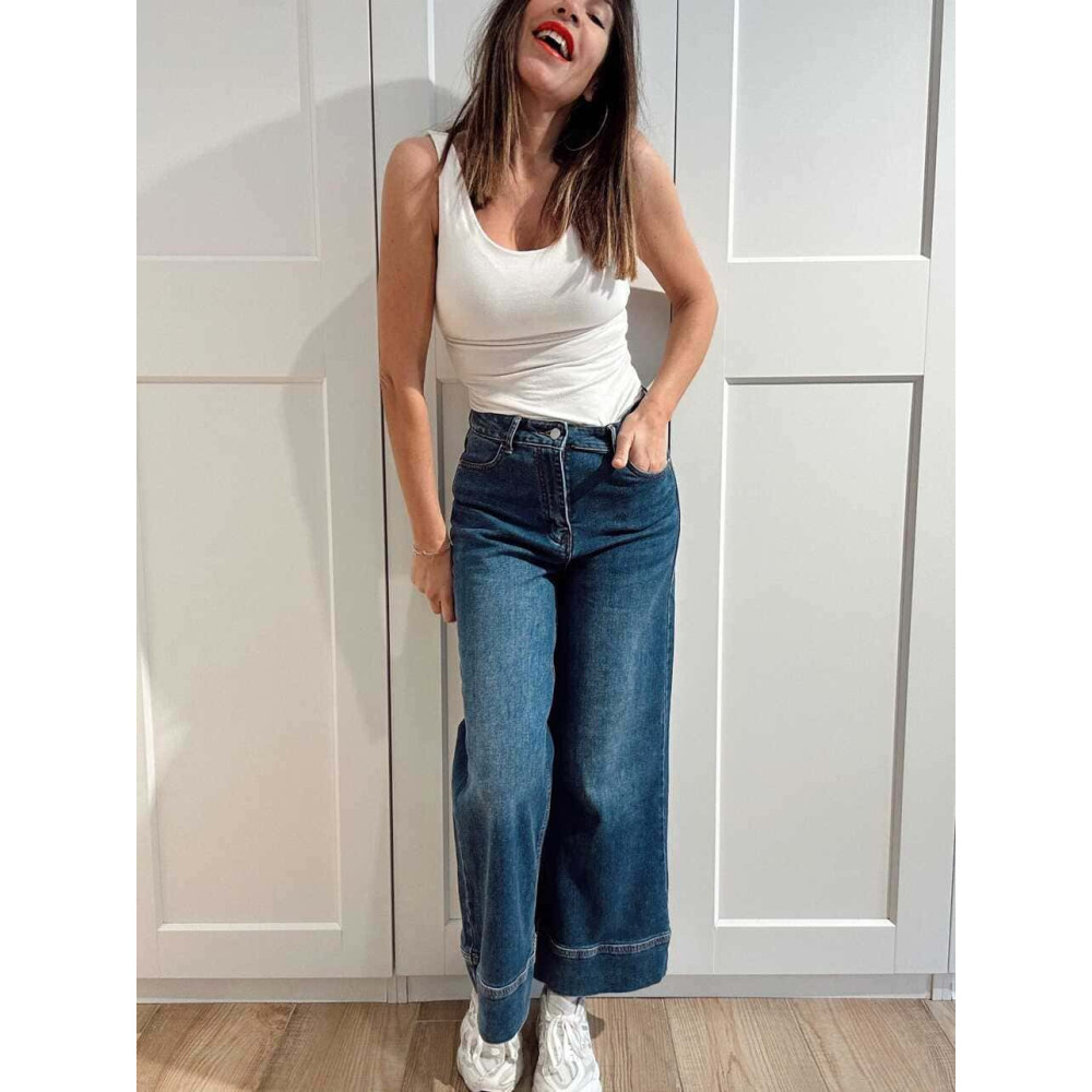 Jeans Wide Leg Maxi-Dobladillo BRAYFORD HEVE