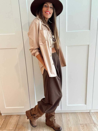 Pantalón Bombacho NORKLYN Marrón HEVE