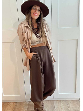 Pantalón Bombacho NORKLYN Marrón HEVE