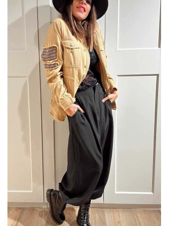 Sahariana Vaquera Strass KESSLER Camel HEVE