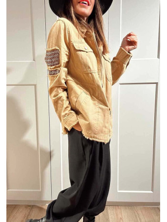 Sahariana Vaquera Strass KESSLER Camel HEVE