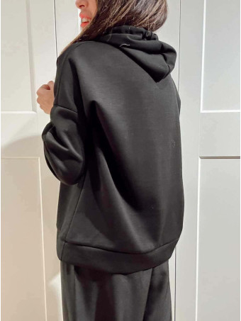 Sudadera Soft Touch con Capucha VEYORKE Negro HEVE