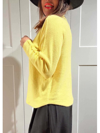 Punto Soft Cuello Subido STITCHEL Amarillo HEVE