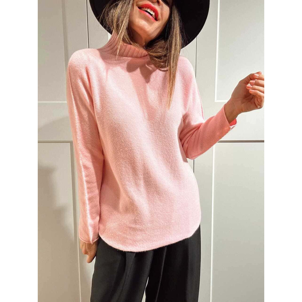 Punto Soft Cuello Subido STITCHEL Rosa HEVE