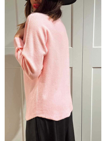 Punto Soft Cuello Subido STITCHEL Rosa HEVE