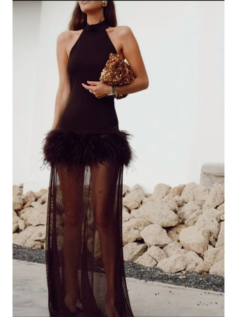 Vestido Halter Fiesta...