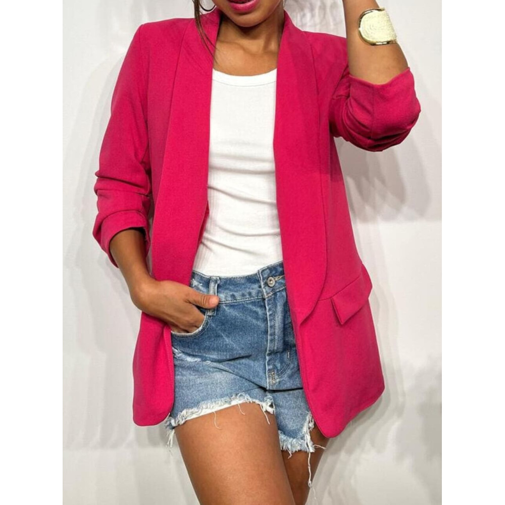 Blazer Básico Frunces MALDOR Fucsia HEVE