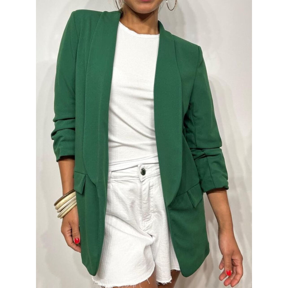 Blazer Básico Frunces MALDOR Verde Pino HEVE