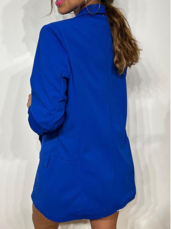 Blazer Básico Frunces MALDOR Azul Klein HEVE