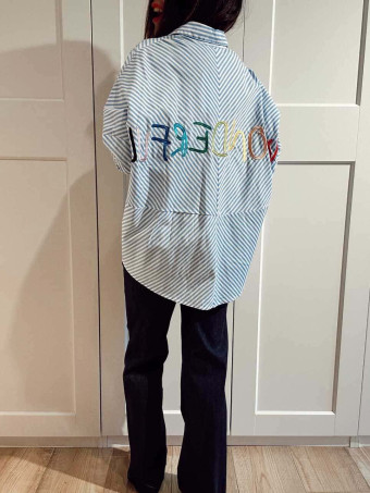 Camisa Oversize Rayas WONDERFUL HEVE