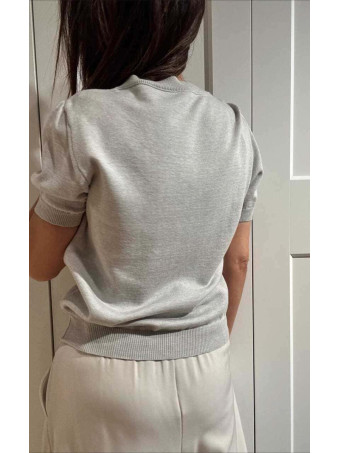 Punto Manga Corta Rombos ARLEWYN Gris HEVE