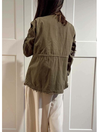 Sahariana Vaquera Strass KESSLER Verde Militar HEVE