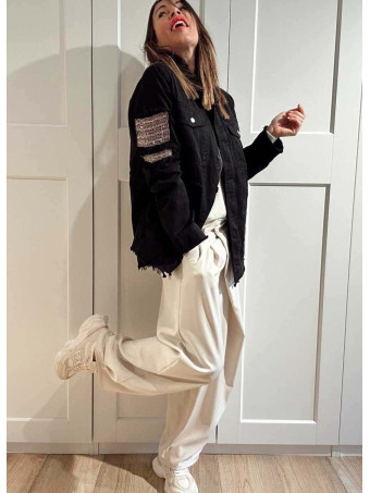 Sahariana Vaquera Strass KESSLER Negro HEVE