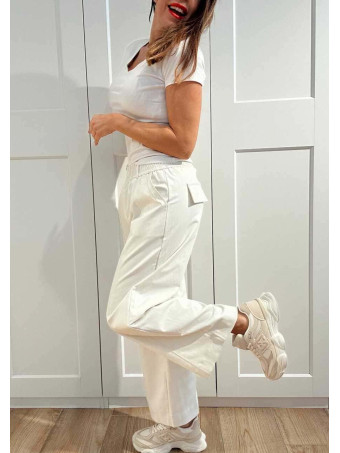 Pantalón Casual Style con Cinturón VERSAEL Beige HEVE